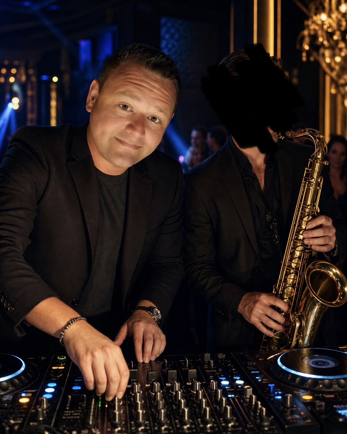 DJ Koby am DJ-Pult